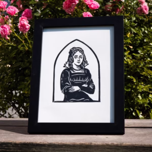 VERONIKA OF DESENICE LINOPRINT